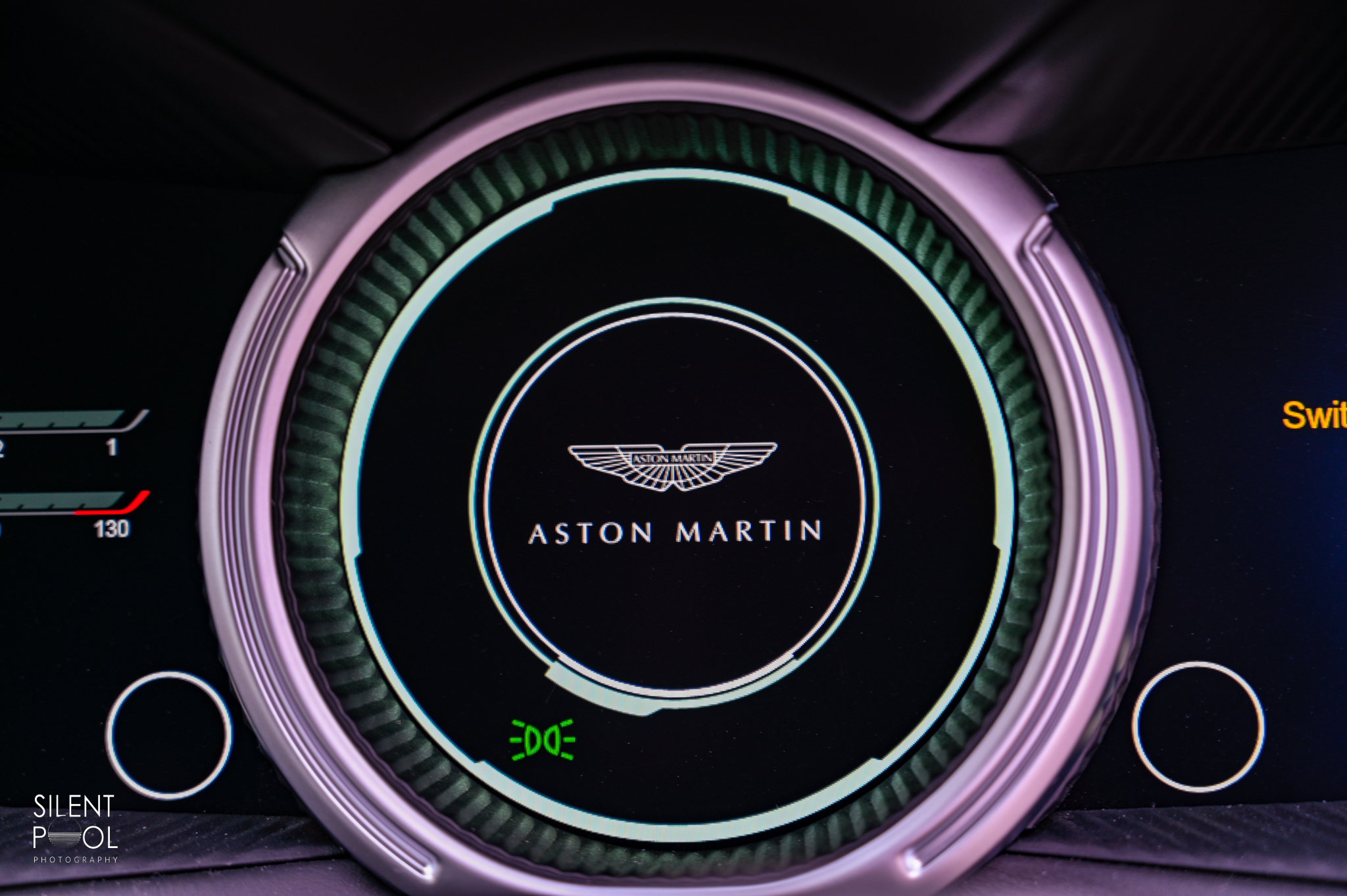 Aston Martin Luxury Racing Sports Car Interior Photography